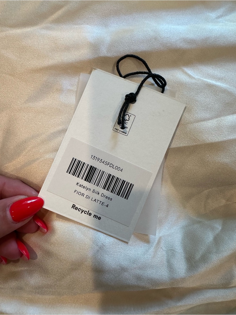 Reformation Katelyn Silk Dress - Picture 7 of 7